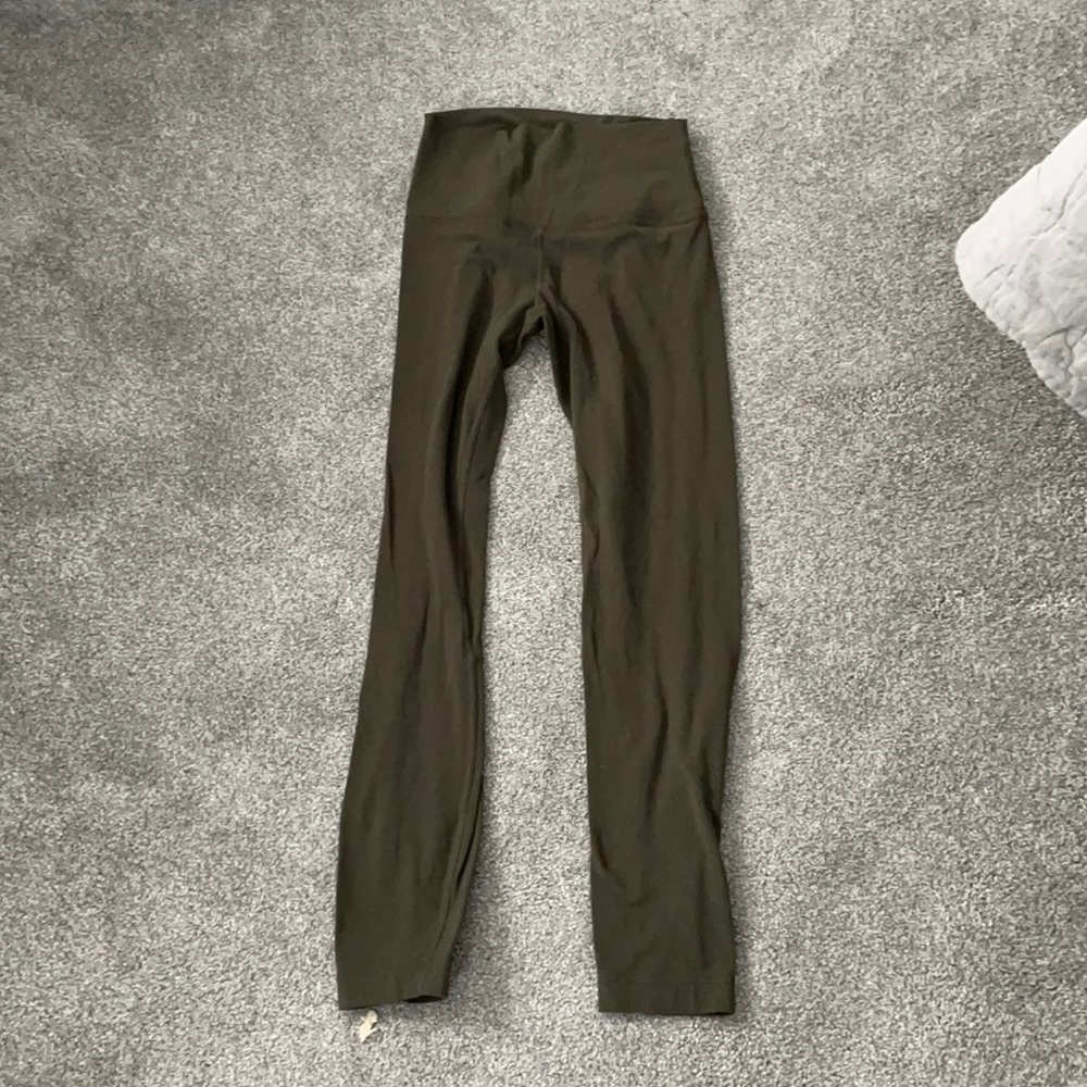 Lululemon army green align 25” leggings size 4